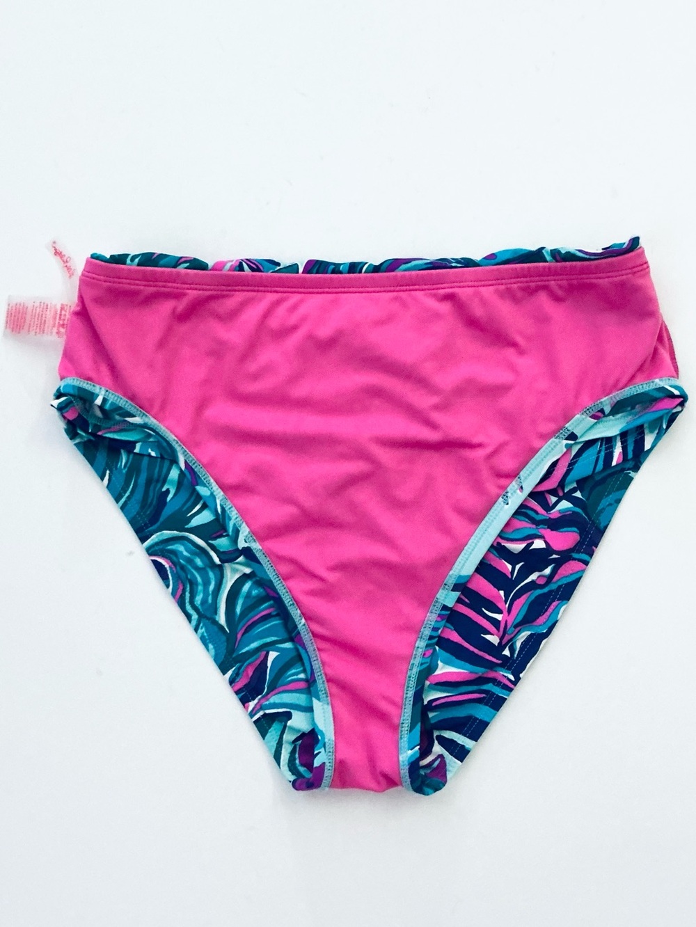 LILLY PULITZER Meechi Bikini Top, High-Waisted Lagoon Sarong Hipster Bottom Sz 4 - Picture 8 of 16